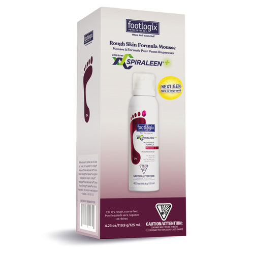 Footlogix Mousse Peaux Rugueuses Formule 7+ au Spiraleen 24131
