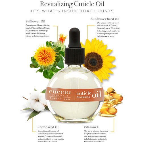 Huile revitalisante pour cuticules Cuccio 75 ml Vanille et sucre 3335