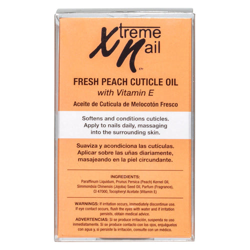 Huile à cuticules Xtreme Nail Fresh Peach 2,5 oz XN202 42960