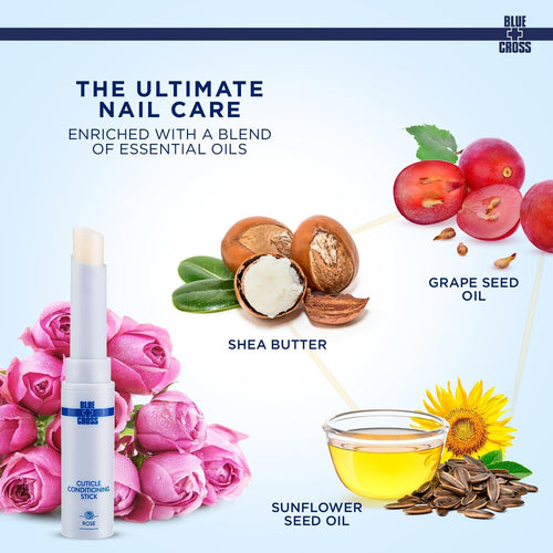 Blue Cross Bâtonnet revitalisant pour cuticules à la rose 71260