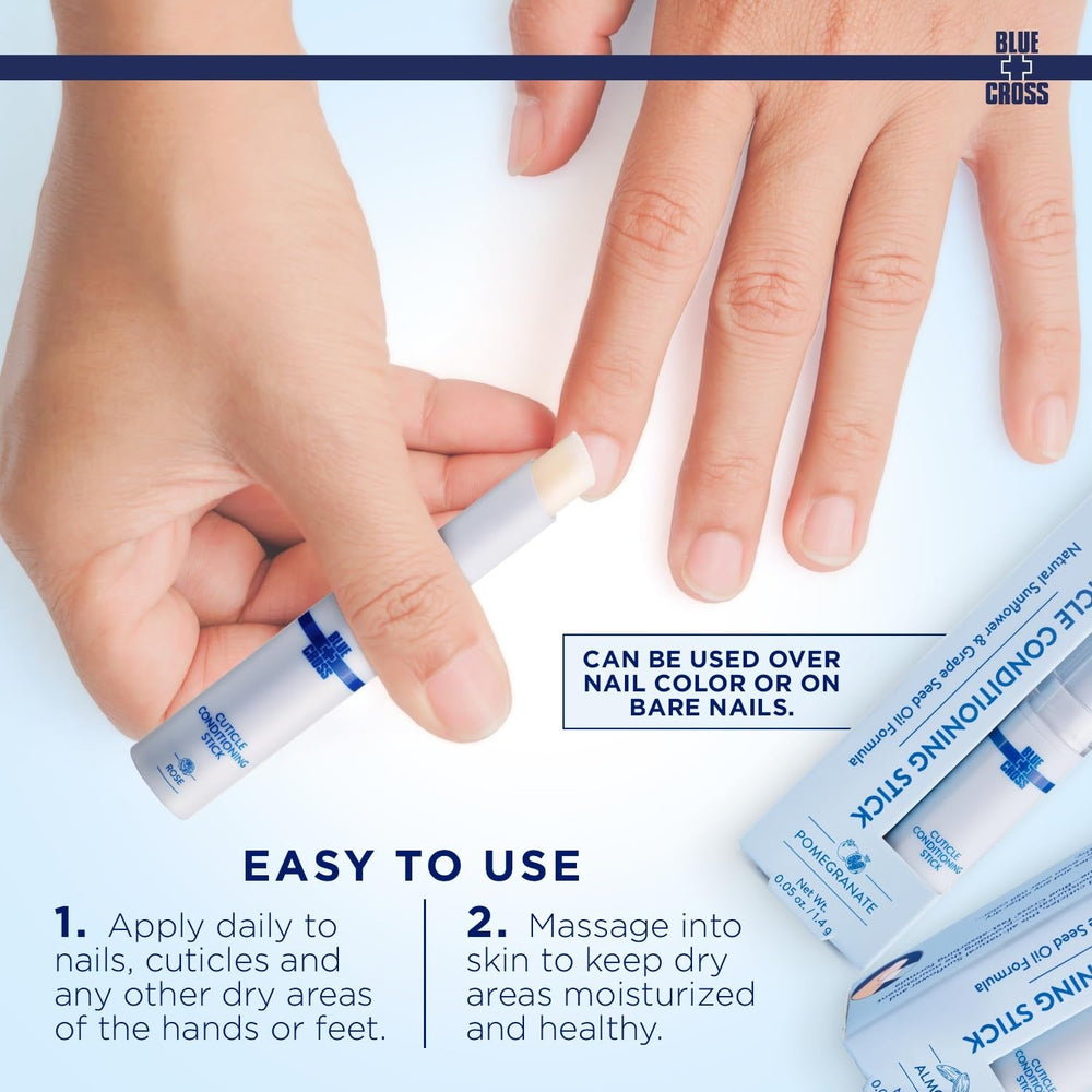 Blue Cross Bâtonnet revitalisant pour cuticules à la rose 71260