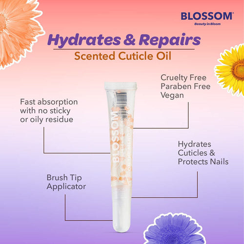 Blossom Huile de Cuticule Réparatrice 0,34 fl oz Rose 80515