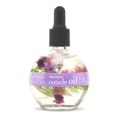 Huile à cuticules Cuccio Botanicals 2.1 oz Violette & Pivoine Délicate