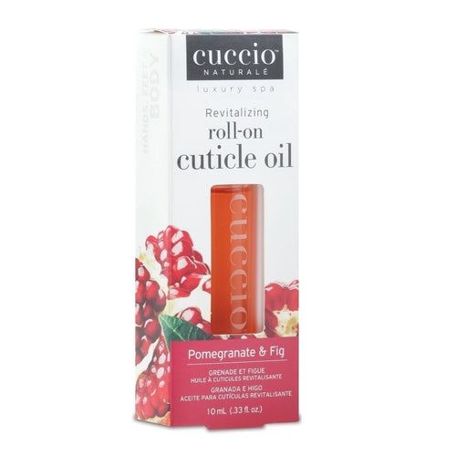 Huile à cuticules en flacon à bille Cuccio 9,75 ml Grenade et CNSC4010