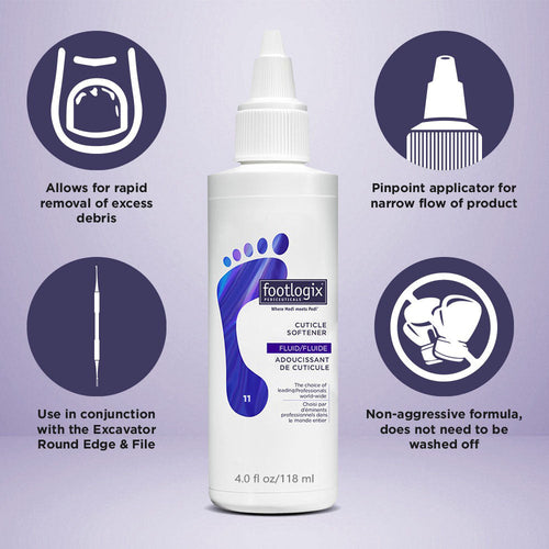 Footlogix Assouplisseur de cuticules pour orteils 4 oz. #44181