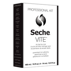 Seche Vite Dry Fast Top Coat Salon Refill Kit 16oz - 69939