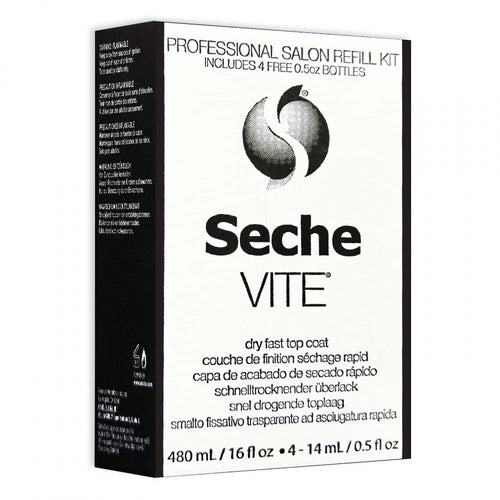 Seche Vite Dry Fast Top Coat Trousse de Recharge Format Salon 473 ml - 69939
