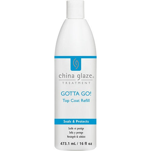 China Glaze Traitement Gotta Go! Recharge de Top Coat 473 ml 83451