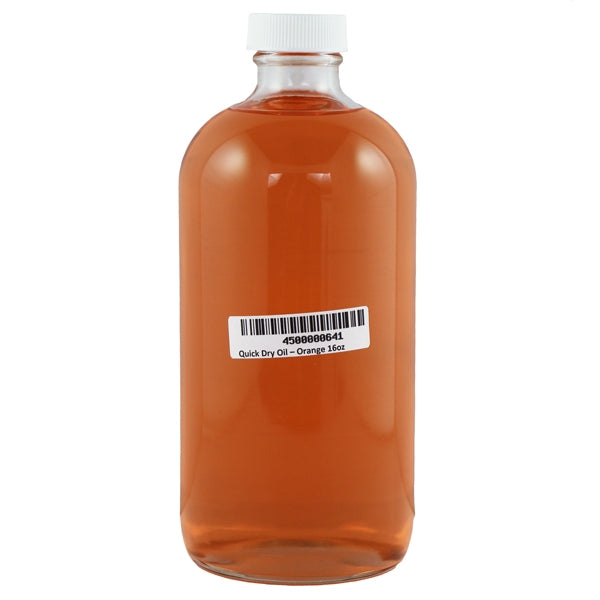 Huile de séchage rapide pour revêtements cosmétiques – Orange 16 fl oz LC-10034