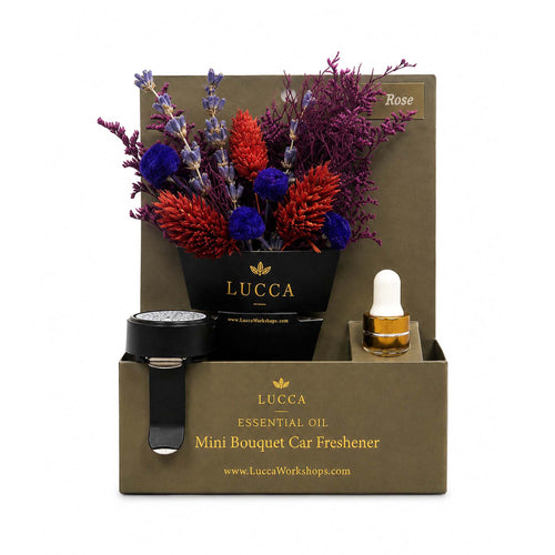 Désodorisant de voiture floral non toxique | Vanille et Rose 19691