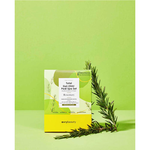 AvryBeauty Kit Spa Pedi 5 étapes Romarin AJ501RSMY 10512