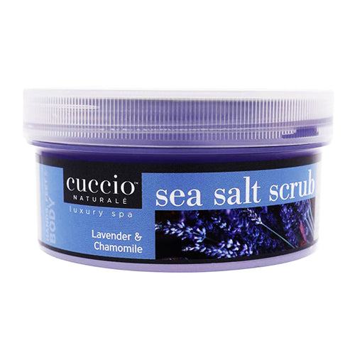 Exfoliant au sel marin Cuccio Lavande & Camomille 19.5 oz 3194