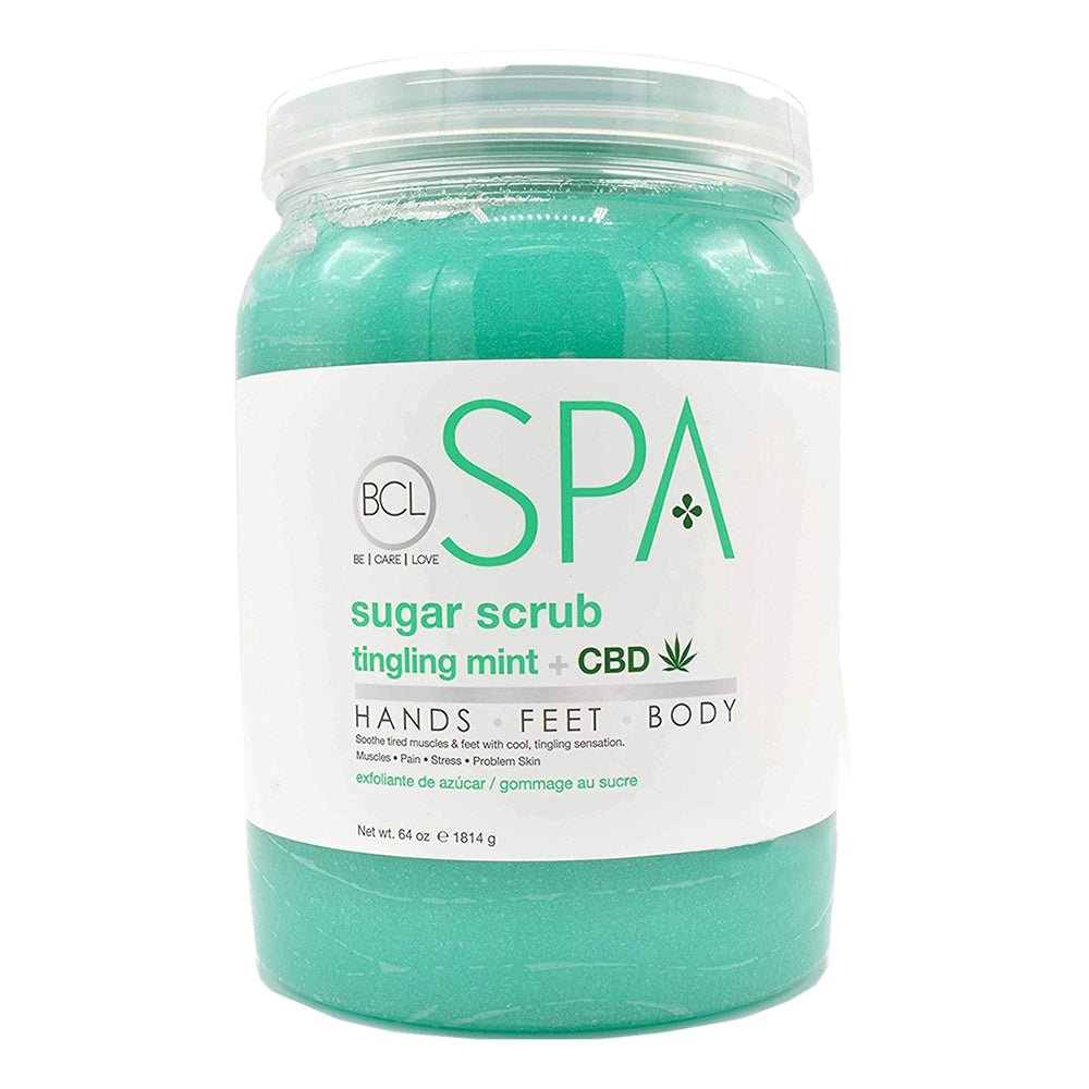 BCL SPA Gommage au Sucre 64 oz - Menthe Picotante + CBD SPA56102