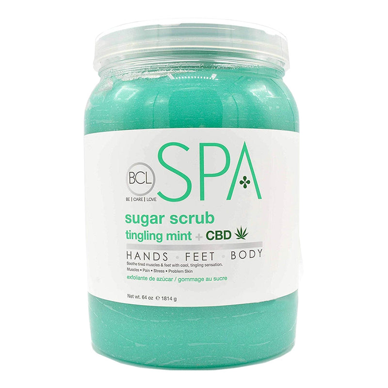 BCL SPA Gommage au Sucre 64 oz - Menthe Picotante + CBD SPA56102