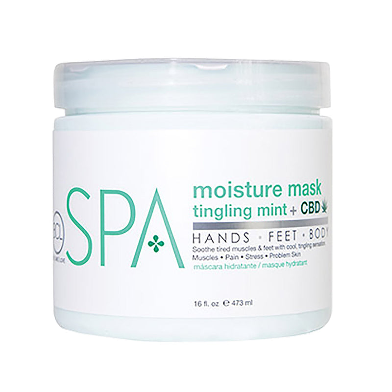 BCL SPA Moisture Mask 16 oz - Tingling Mint + CBD 56110