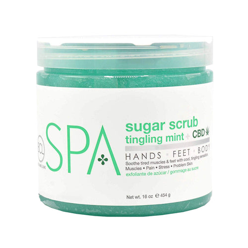 Gommage au sucre BCL SPA 453 g – Menthe poivrée et CBD SPA56112