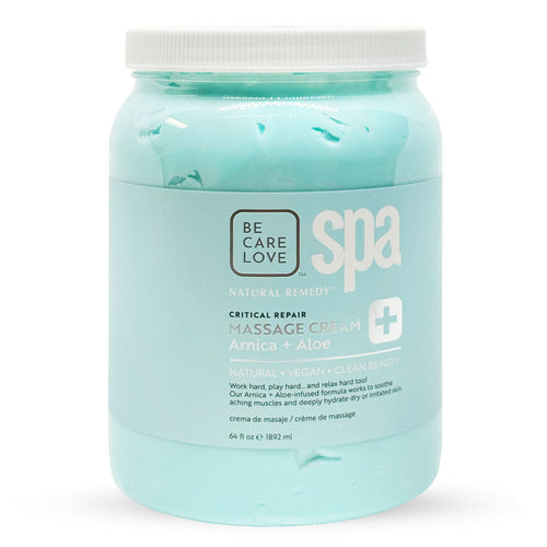 BCL SPA Crème de massage réparatrice critique Arnica Aloe 64oz 57106
