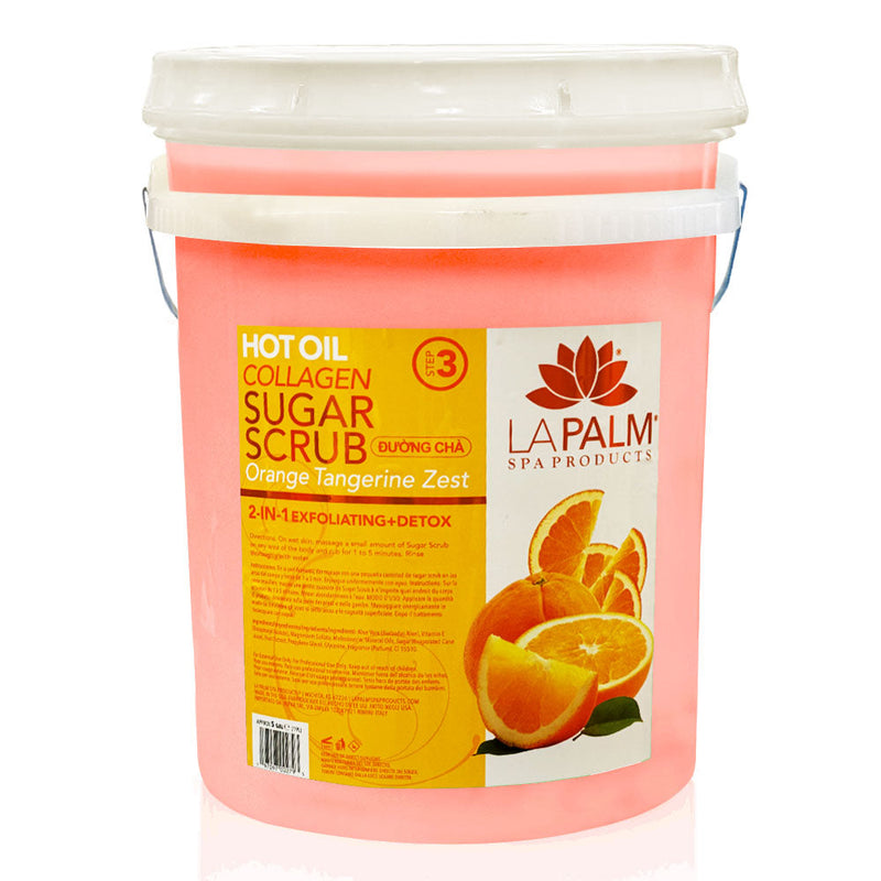 Gommage au sucre et à l'huile chaude La Palm 5G - Zeste d'orange et de mandarine LP183