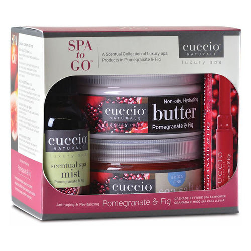 Kit apaisant et hydratant à la grenade Cuccio Spa To Go 3201