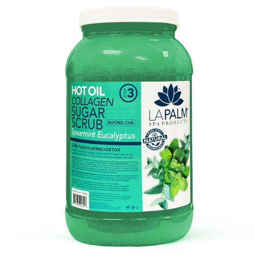 Gommage au sucre et huile chaude La Palm 1G - Menthe verte Euca. LP181/02690