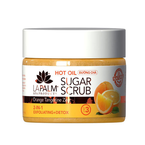 Gommage au sucre de palme La Palm 12 oz – Zeste d'orange et de mandarine LP185/00277