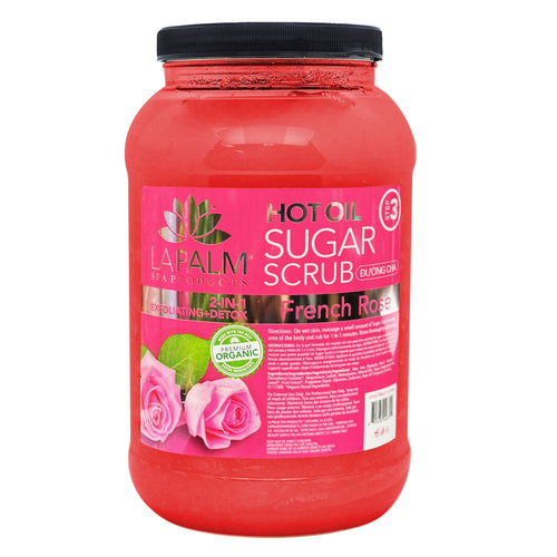 Exfoliant au sucre et à l'huile chaude La Palm 1G - Rose Française LP193/02679