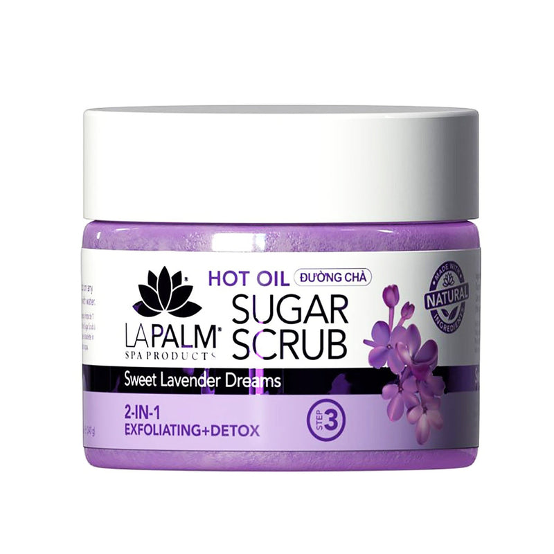 Exfoliant au Sucre de Palme La Palm 12 oz - Rêves Doux à la Lavande LP197/00291