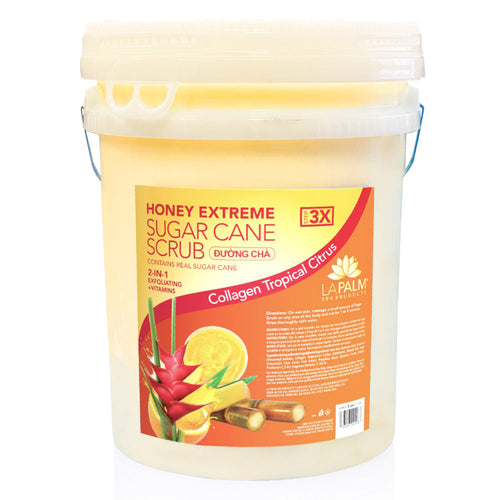 Gommage au sucre de palme et à la canne La Palm 5 gallons - Agrumes tropicaux LP354