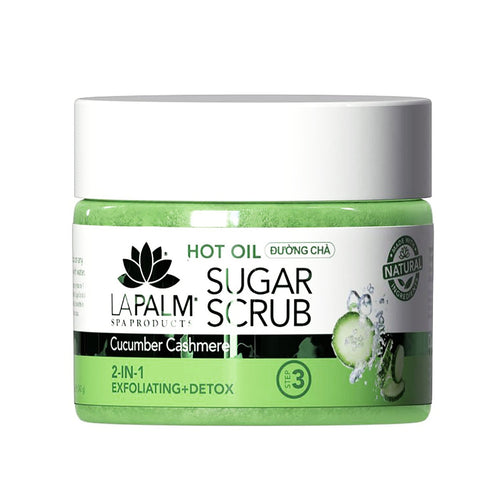 Exfoliant au Sucre de Palme La Palm 12 oz - Concombre Cachemire LP401/02617