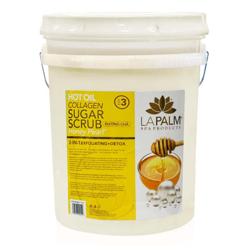 La Palm Gommage au sucre et à l'huile chaude 5G - Miel et perle - LP405