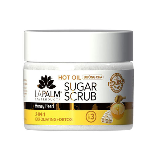 Gommage au sucre et à l'huile chaude La Palm 12 oz - Perle de miel LP407/02554