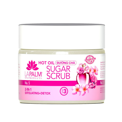 La Palm Hot Oil Sugar Scrub 12 oz - No.5 LP410/02557