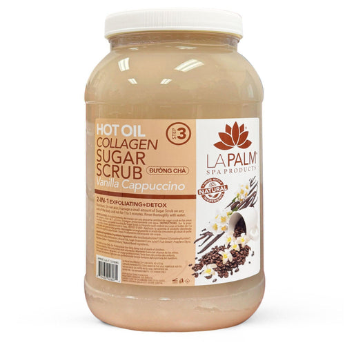 Gommage au sucre et huile chaude La Palm 1G-Vanille Cappuccino LP412/02607