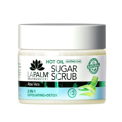 Gommage au sucre et à l'huile chaude La Palm 340 g - Aloès LP419/00229