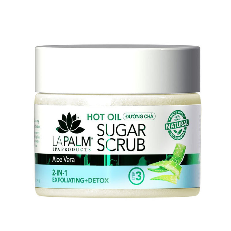 Gommage au sucre et à l'huile chaude La Palm 340 g - Aloès LP419/00229