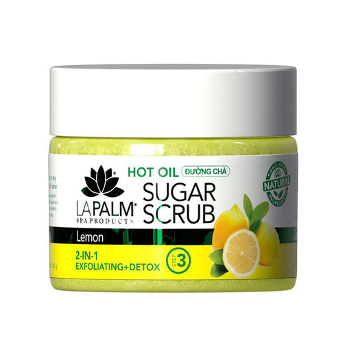 Exfoliant au sucre et à l'huile chaude La Palm 12 oz - Citron LP428/03441