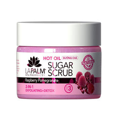 La Palm Sugar Scrub 12oz - Raspberry Pomegranate LP440 00281