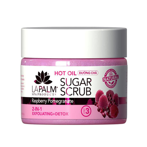 Gommage au sucre de palme La Palm 340 g - Framboise Grenade LP440 00281
