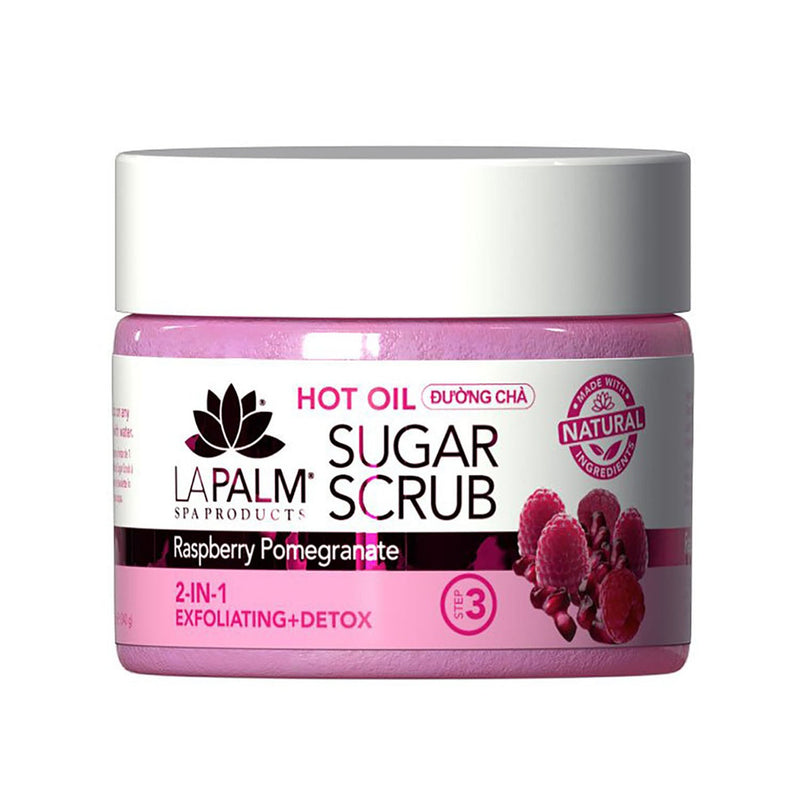 Gommage au sucre de palme La Palm 340 g - Framboise Grenade LP440 00281