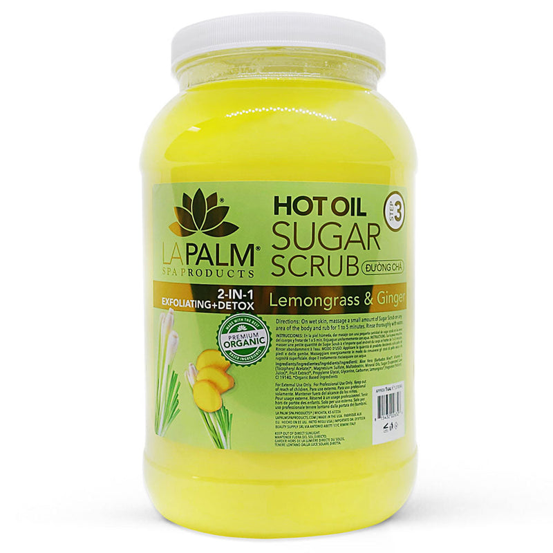 Gommage au sucre et à l'huile chaude La Palm 1G - Citronnelle et gingembre LP576