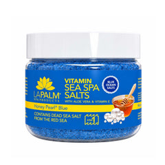 La Palm Sea Spa Salts 12 oz - Honey Pearl Blue LP586