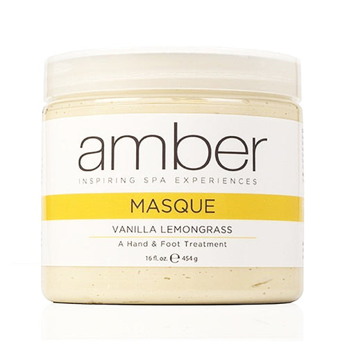 Masque apaisant pour cheveux ou visage Ambre Vanille Citronnelle 16 oz 428-VL