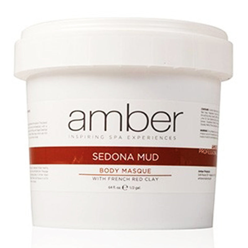 Masque Corporel Ambre Boue de Sedona à l'Argile Rouge Française 64 oz - 75221