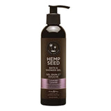 Gel douche et de bain à la graine de chanvre Lavender Earthly Body 8 oz SG017