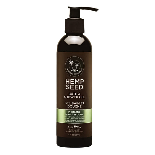 Earthly Body Hemp Seed Bath&Shower Gel 8 oz Mintastic SG098
