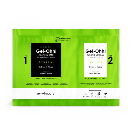 Ensemble de bain spa en gelée AvryBeauty - Thé vert AJ001GRT 00705