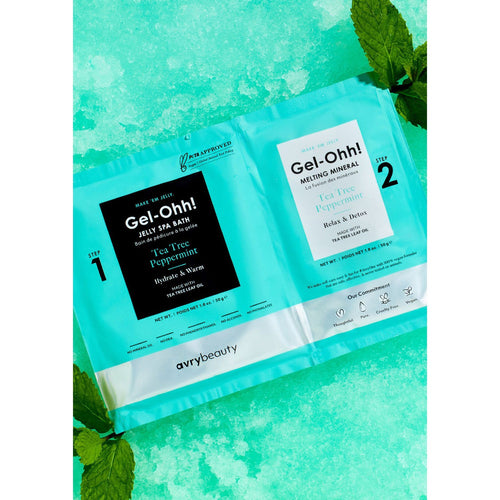 AvryBeauty Ensemble de bain Spa Gelée - Arbre à thé Poivre AJ001TTP 00765