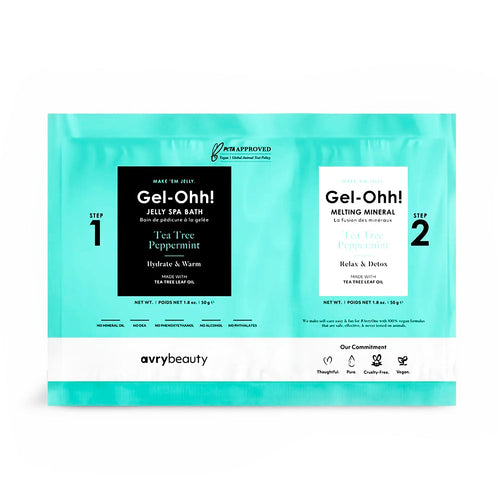 AvryBeauty Ensemble de bain Spa Gelée - Arbre à thé Poivre AJ001TTP 00765