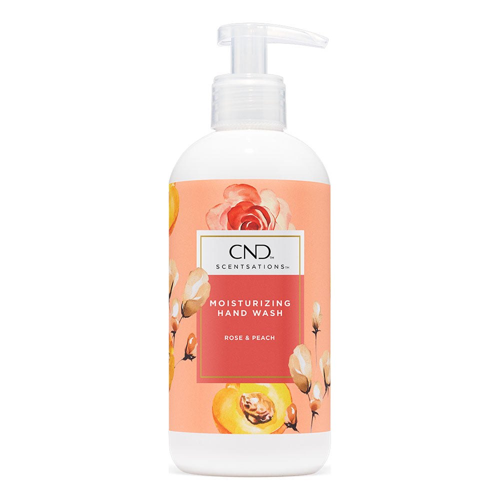 Nettoyant mains CND Scentsations 390 ml Pêche et Rose 00972
