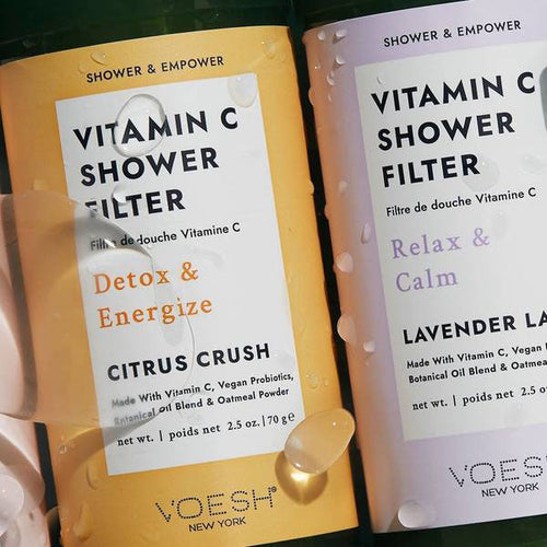 Filtre de douche à la vitamine C Voesh Shower & Empower Citrus Crush